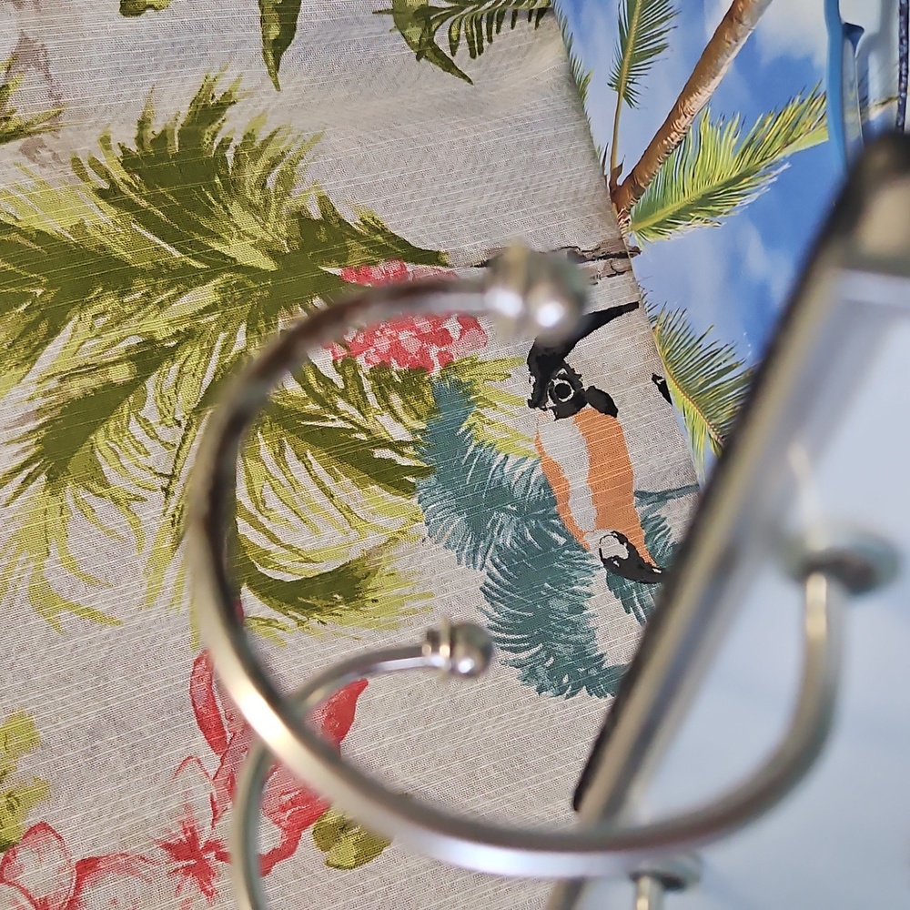 Floral Glass Photo Rolidex - Picture 4 of 5